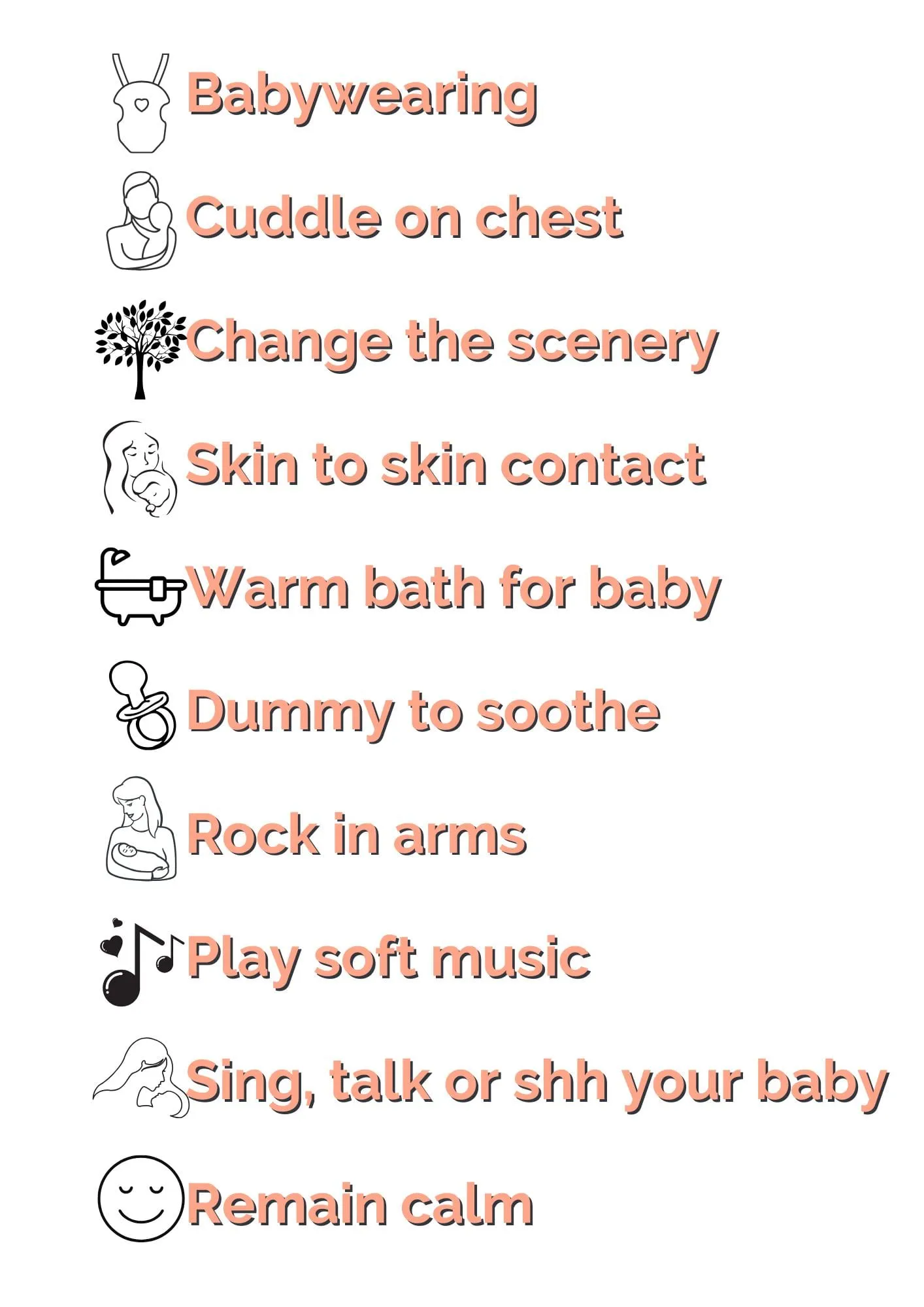 settling newborn
